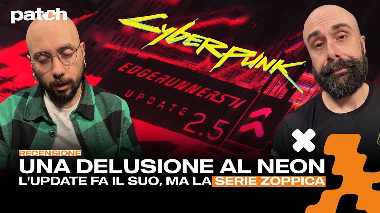Cyberpunk Edge Runners 2 delude, update 2.5 di Cyberpunk 2077 entusiasma
