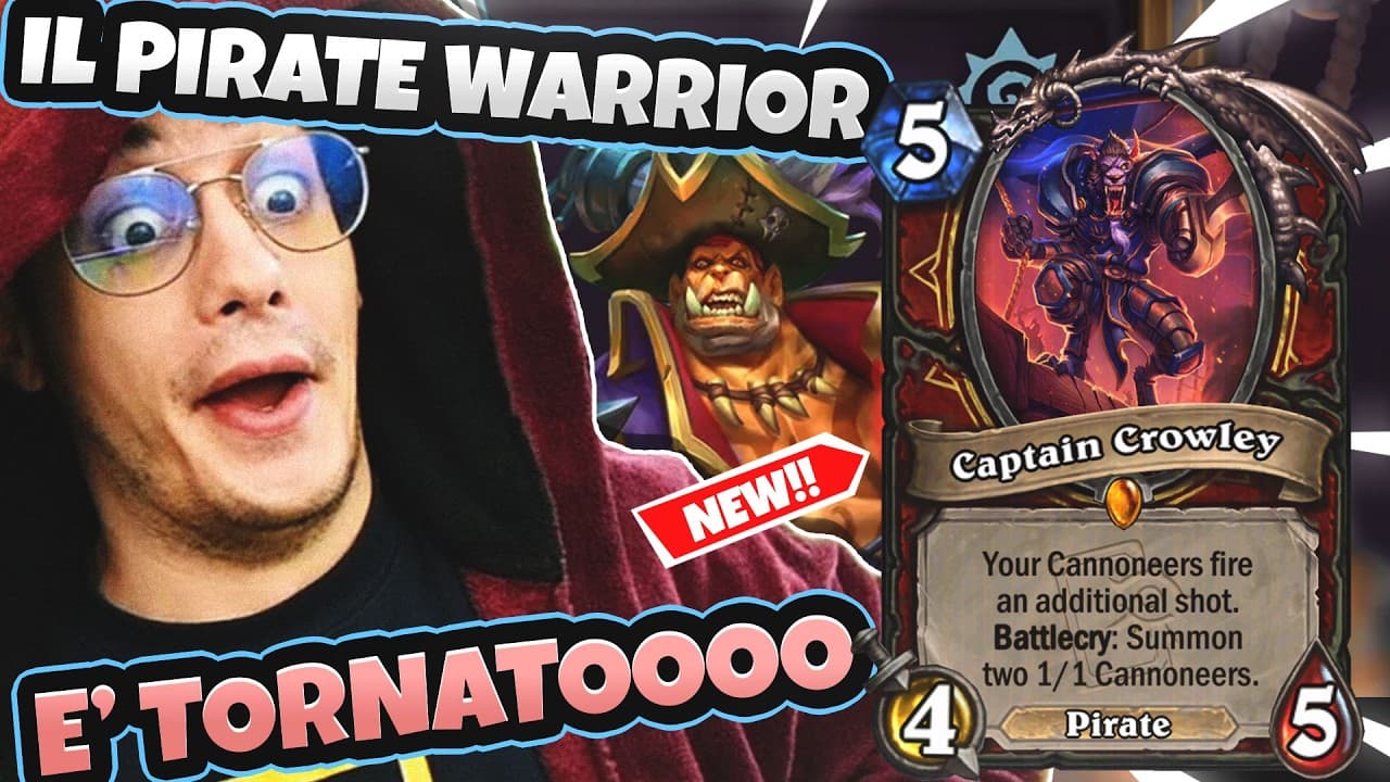 Il ritorno trionfale del Pirate Warrior in Hearthstone con winrate al 100%