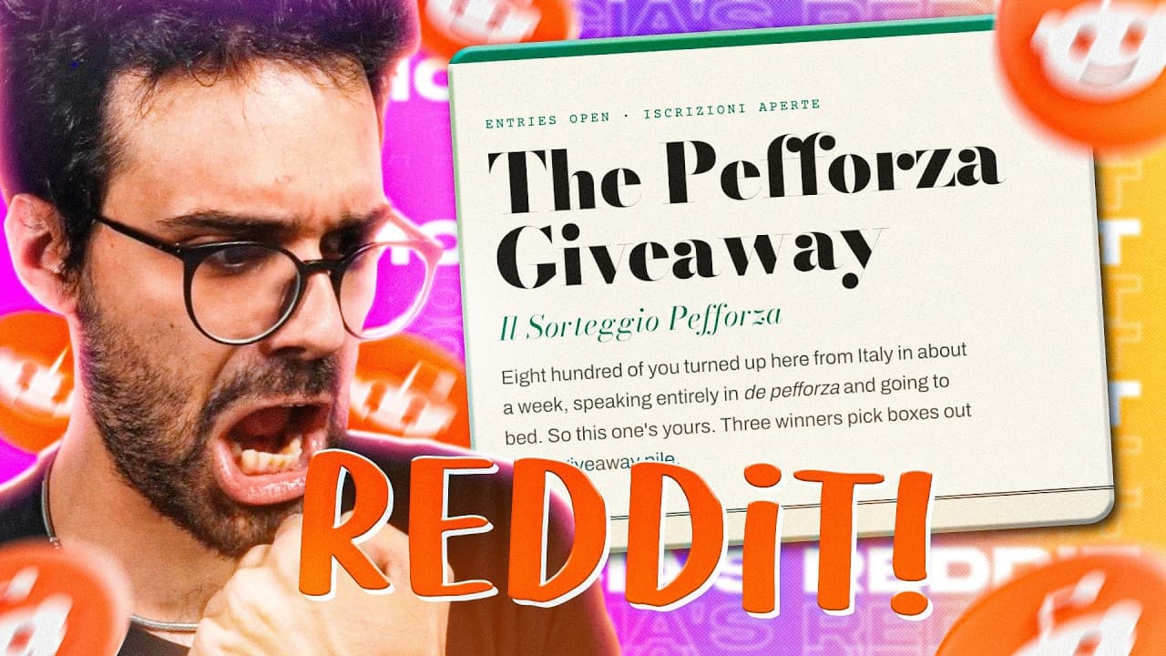 "The Pefforza Geveaway": un approfondimento con Dario Moccia su Reddit