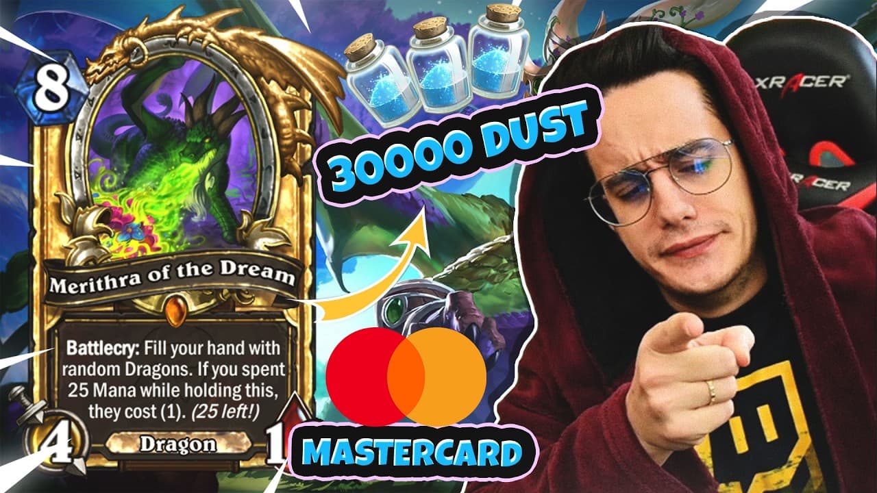 Attrix presenta il MasterCard Druid: un mazzo dorato da 30.000 Dust su Hearthstone