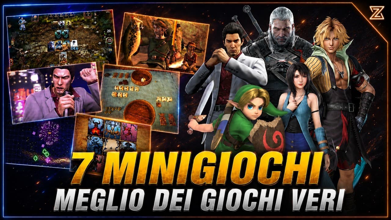 I minigiochi leggendari: 7 che meritavano un gioco tutto loro (e quelli che ce l’hanno avuta)