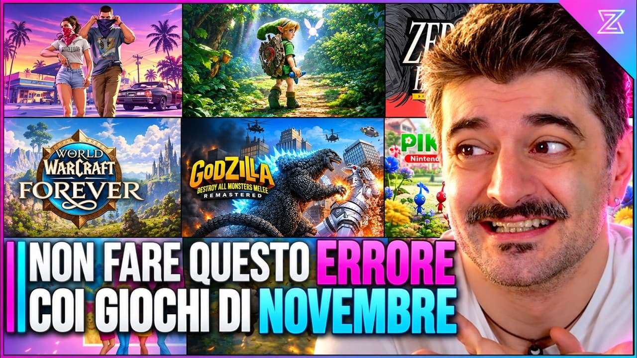 Novembre nel gaming: tra GTA 6, Zelda e molte altre uscite da non perdere