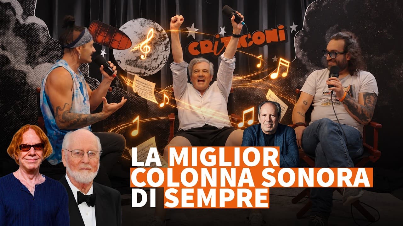 Qual è la migliore colonna sonora di sempre? Il dibattito di Criticoni su YouTube