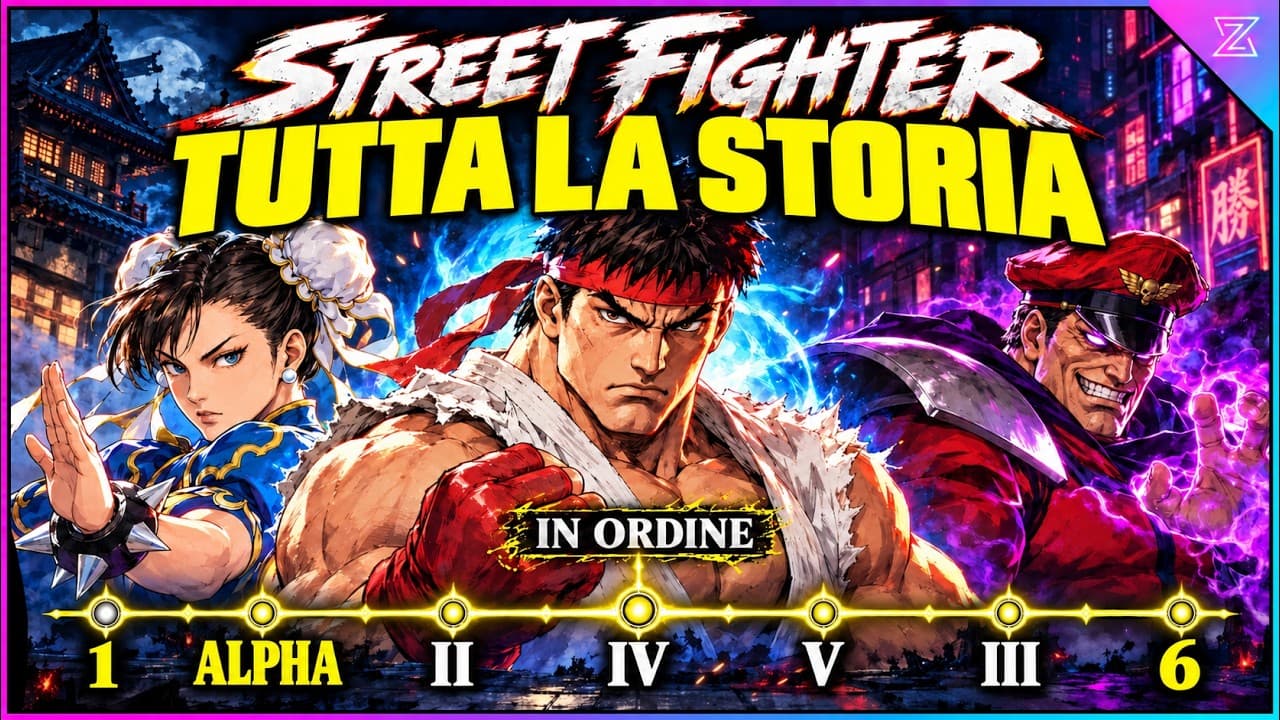 Street Fighter: la saga completa raccontata in ordine cronologico