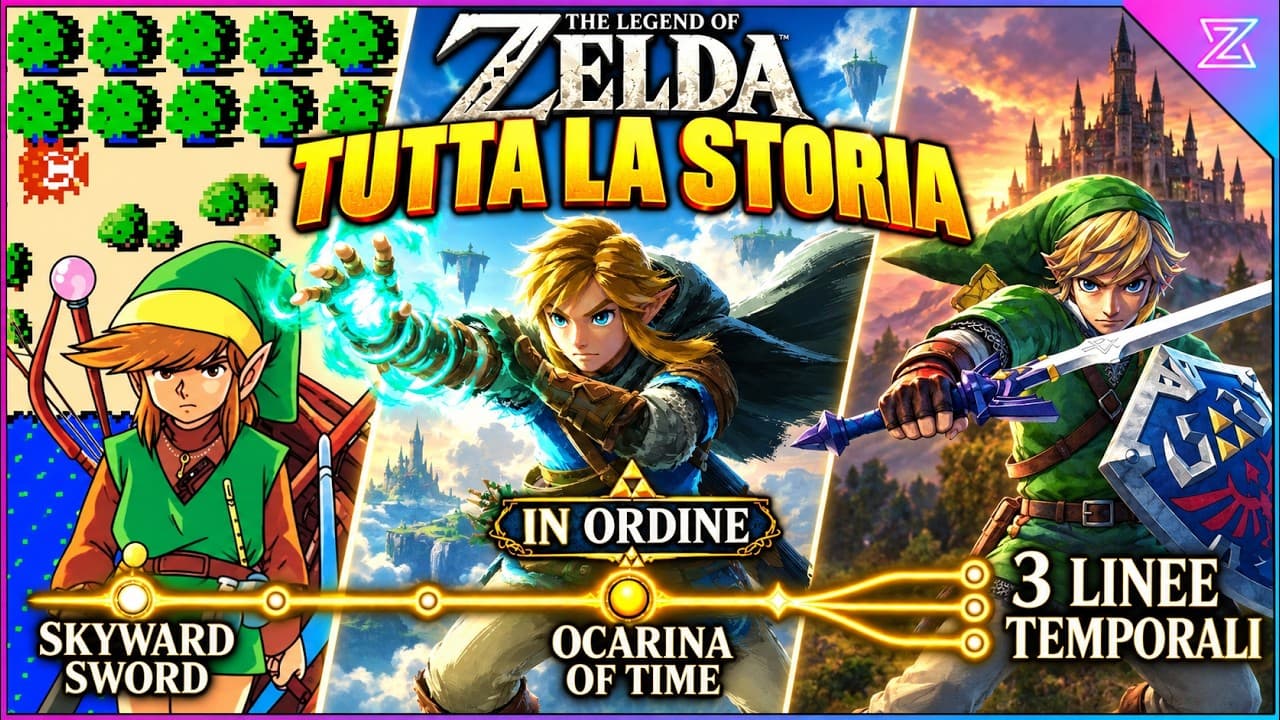 La Storia Completa di The Legend of Zelda: Cronologia Ufficiale e Segreti