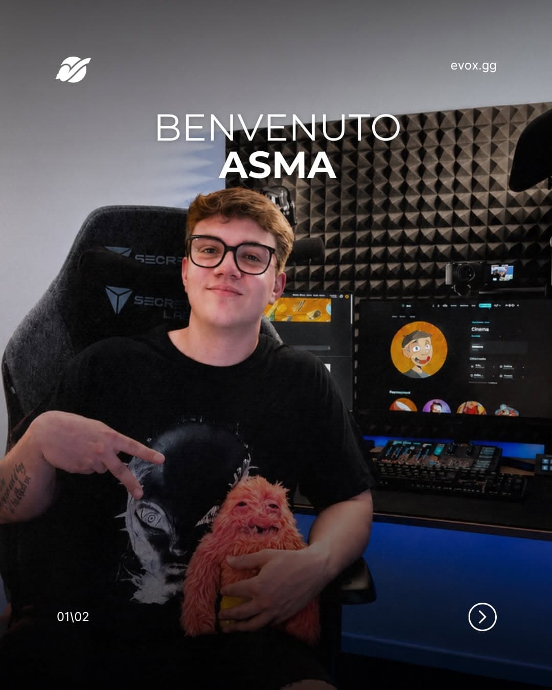Case Study: Benvenuto in eVox @asmagaming22 

Siamo orgoglio d
