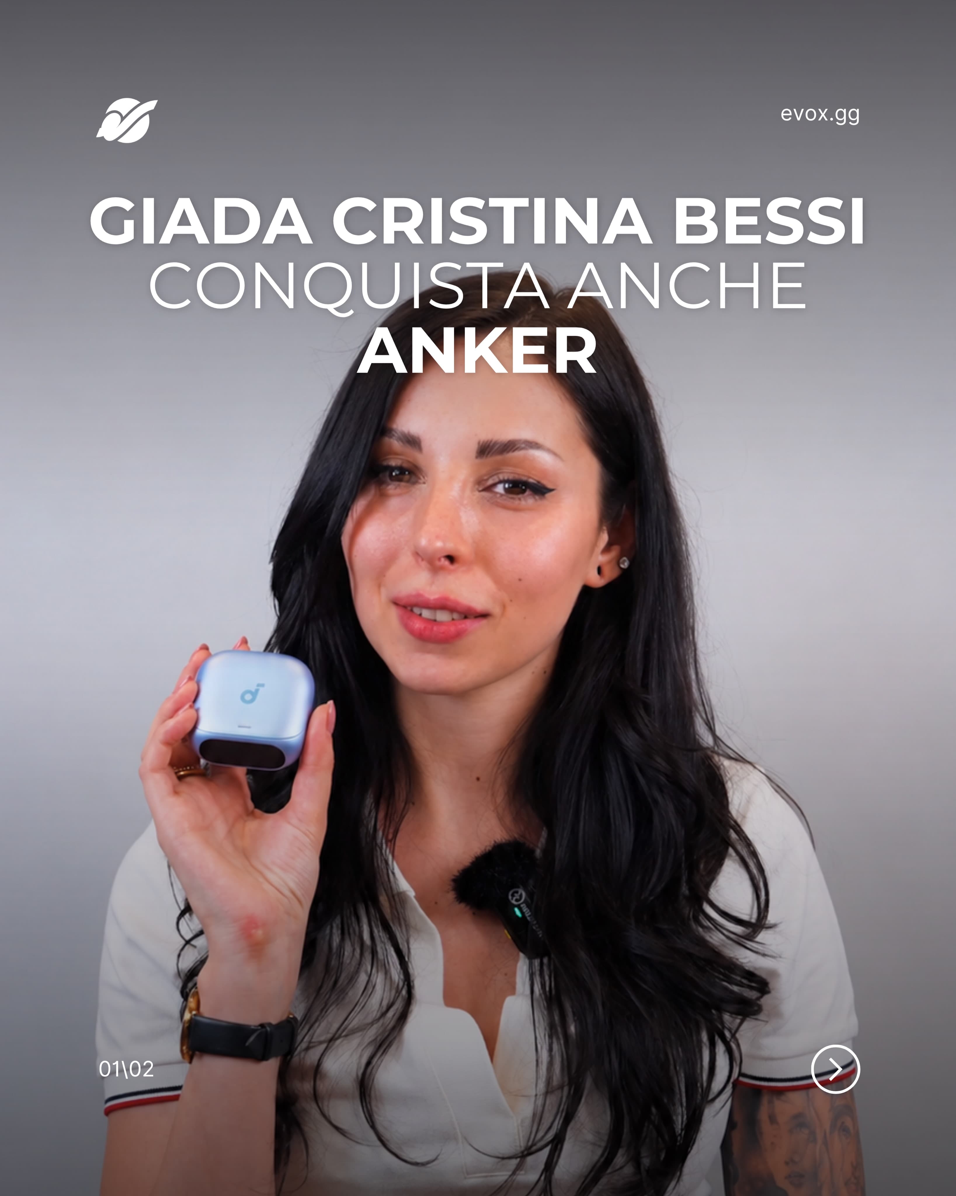 Case Study: Anker continua a scegliere @giadacristinabessi, co